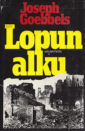 Goebbels, Joseph - Lopun alku 