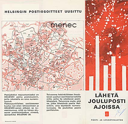 Lähetä jouluposti ajoissa, esite 