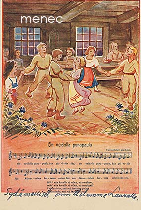 On neidolla punapaula 