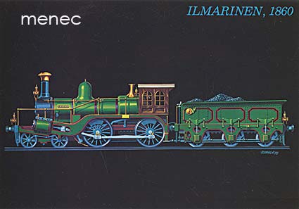 Ilmarinen 1860, Suomen ensimmäinen höyryveturi 