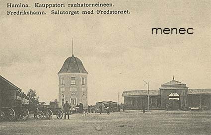 Hamina, Kauppatori rauhatorneineen 