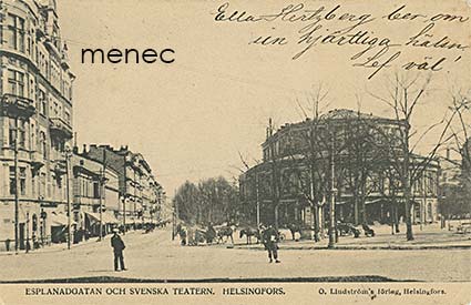Helsinki, Esplanadi ja Ruotsalainen teatteri 