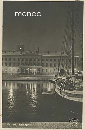 Helsinki, yökuva Presidentinlinnan rannasta 