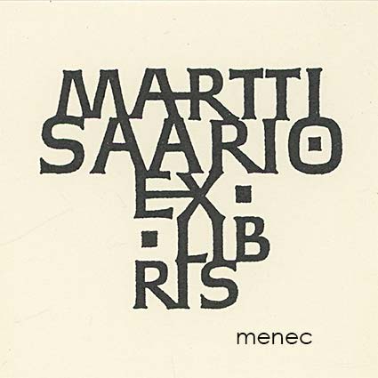 Martti Saario, exlibris 