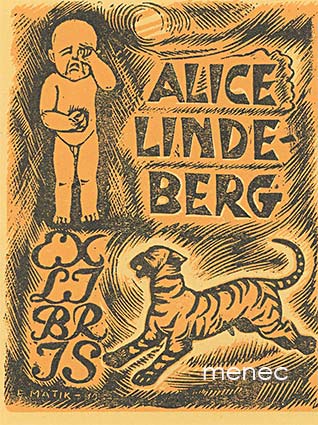 Alice Lindeberg, exlibris 