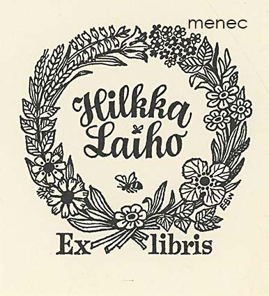Hilkka Laiho, exlibris 
