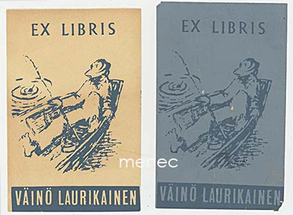 Väinö Laurikainen, 2 exlibristä 