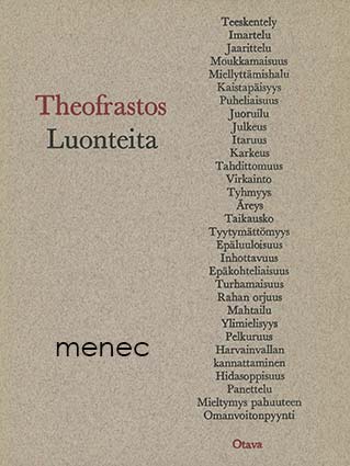 Theofrastos - Luonteita 