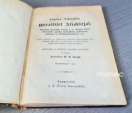 Pontius Pilatuksen viralliset asiakirjat 