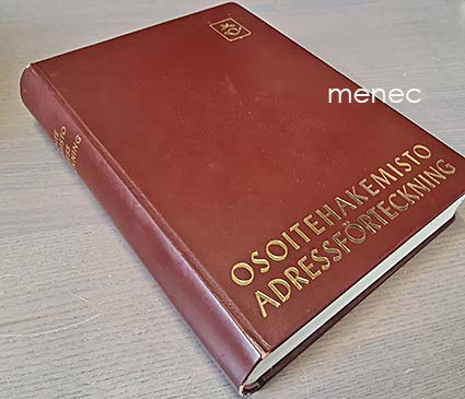 Posti- ja lennätinlaitoksen osoitehakemisto 