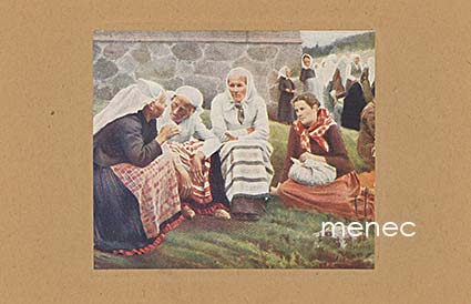 Edelfelt, Albert - Naisia Ruokolahden kirkon kupeella 