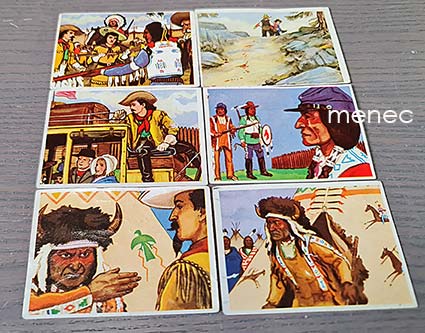 Purukumikuvia, Buffalo Bill -sarjaa, 6 kpl