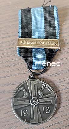 Vapaussodan muistomitali, Pohjois-Karjala-soljella 