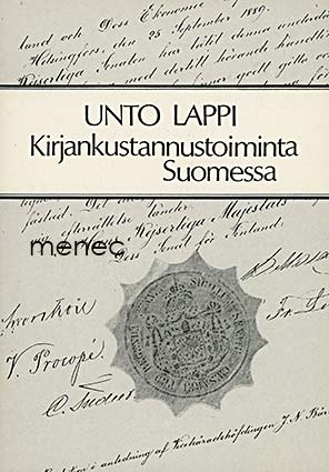 Lappi, Unto - Kirjankustannustoiminta Suomessa 