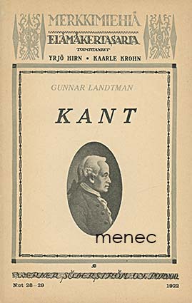 Landtman, Gunnar - Kant 