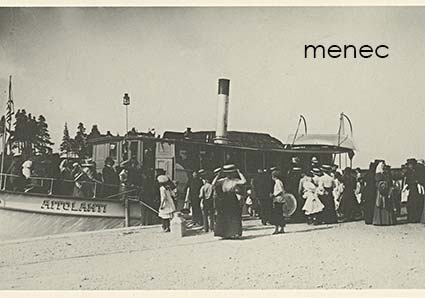 Tampere, Aitolahti-laiva Mustanlahden satamassa 1911 