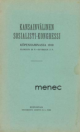 Kansainvälinen sosialisti-kongressi Köpenhaminassa 1910 