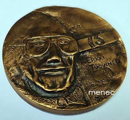 Erkki Tuovinen 75 vuotta, mitali 