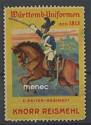 Saksa, Württembergin univormuja vuodesta 1813 