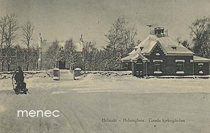 Helsinki, Gamla Kyrkogården - Hietaniemen vanhan osan portti 