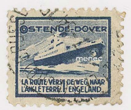 Ostende - Dover, Tie Englantiin, vinjetti 