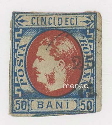 Romania, ruhtinas Karl I, 50 bani 1869 