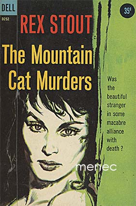 Stout, Rex - Mountain Cat Murders 