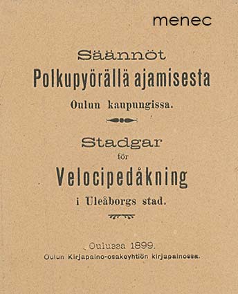 Säännöt polkupyörällä ajamisesta Oulun kaupungissa 