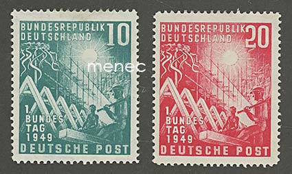 Saksa, ensimmäiset liittopäivät 1949, ensimmäiset merkit 