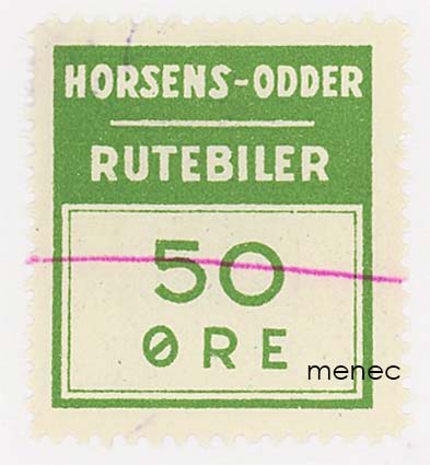 Tanska, Horsens-Odder rutebiler, linja-autorahtimerkki 