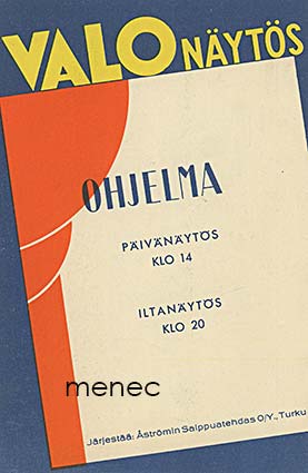 Valonäytös, mainostapahtuma Turussa n. 1938 
