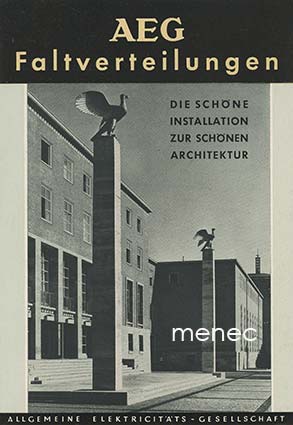 AEG-sähkökaappien esite 1940 
