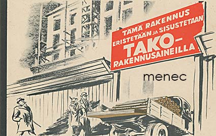Esite, Tämä rakennus eristetään ja sisustetaan Tako-rakennusaineilla 