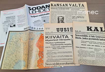 Sodan lehdet 2. Kokoelma alkuperäisiä sanomalehtiä vuosilta 1939-45 