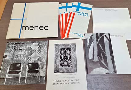 Suomalainen viikko Lintzissä 1963, kansio
