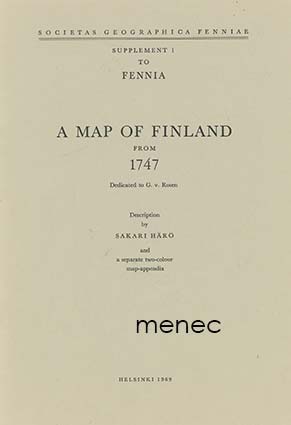 Härö, Sakari - A map of Finland from 1747 