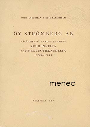 Larjomaa, Aulis & Langhjelm, Erik - Oy Strömberg Ab 