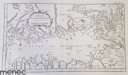 Bellin, Jacques Nicolas - Carte du Golphe de Finlande 