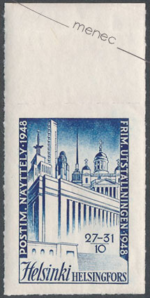 Postimerkkinäyttely 1948, kirjeensulkija 