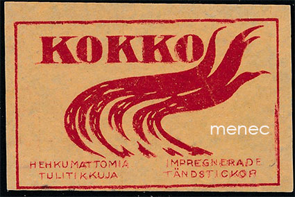 Tulitikkuetiketti, Kokko 