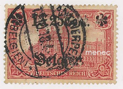 Saksa, miehitetty Belgia 1914, 1,25/1 M 
