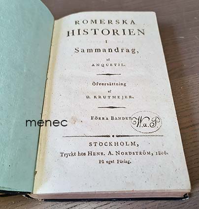 Anquetil - Romerska historien i sammandrag 