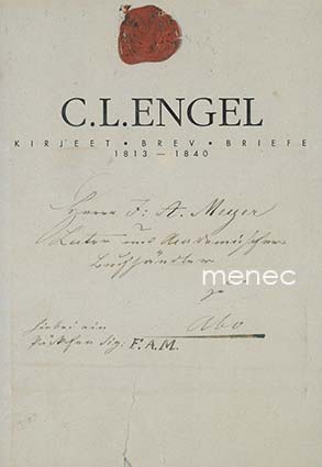 Engel, C. L. - Kirjeet 