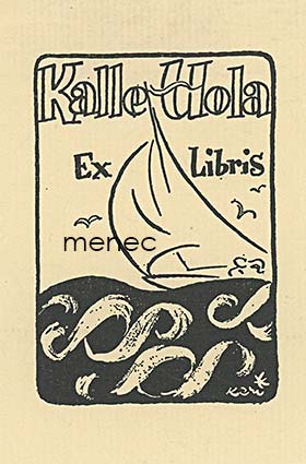 Suomalainen, Kari - Kalle Uola, exlibris 