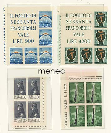 Italia, postituoreita nelilöitä arkkierikoisuuksin, 64 kpl 