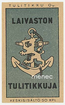 Tulitikkuetiketti, Laivaston tulitikkuja 