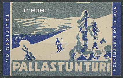 Tulitikkuetiketti, Pallastunturi 