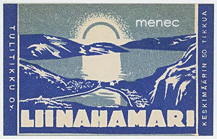 Tulitikkuetiketti, Liinahamari, Petsamo 