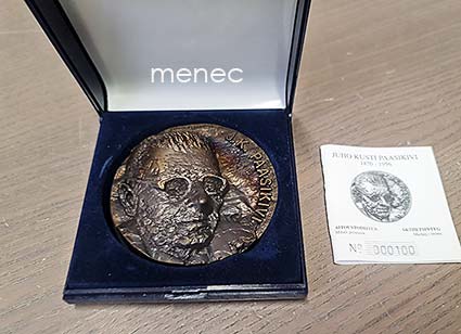 Pyykkö, Kimmo - Juho Kusti Paasikiven syntymästä 125 vuotta, mitali 