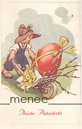Wendelin, Martta - Poika ja kottikärryt 